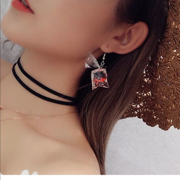 Goldfish water bag shape dangle hook - Picture 5 of 6